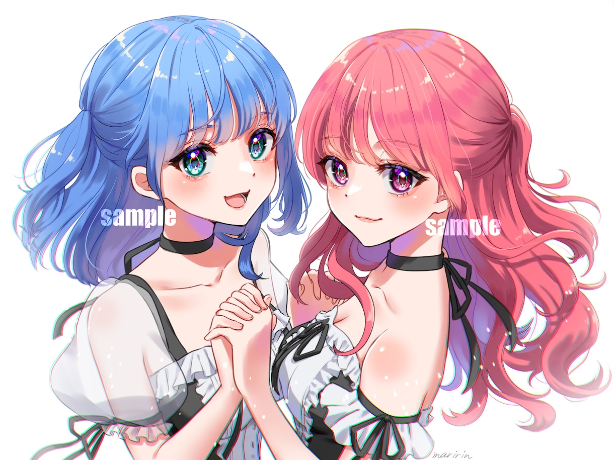 Vtuber向け◆プロ品質のイラストを提供します 細部まで描き込む瞳。圧倒的クオリティで魅せます。 イメージ9