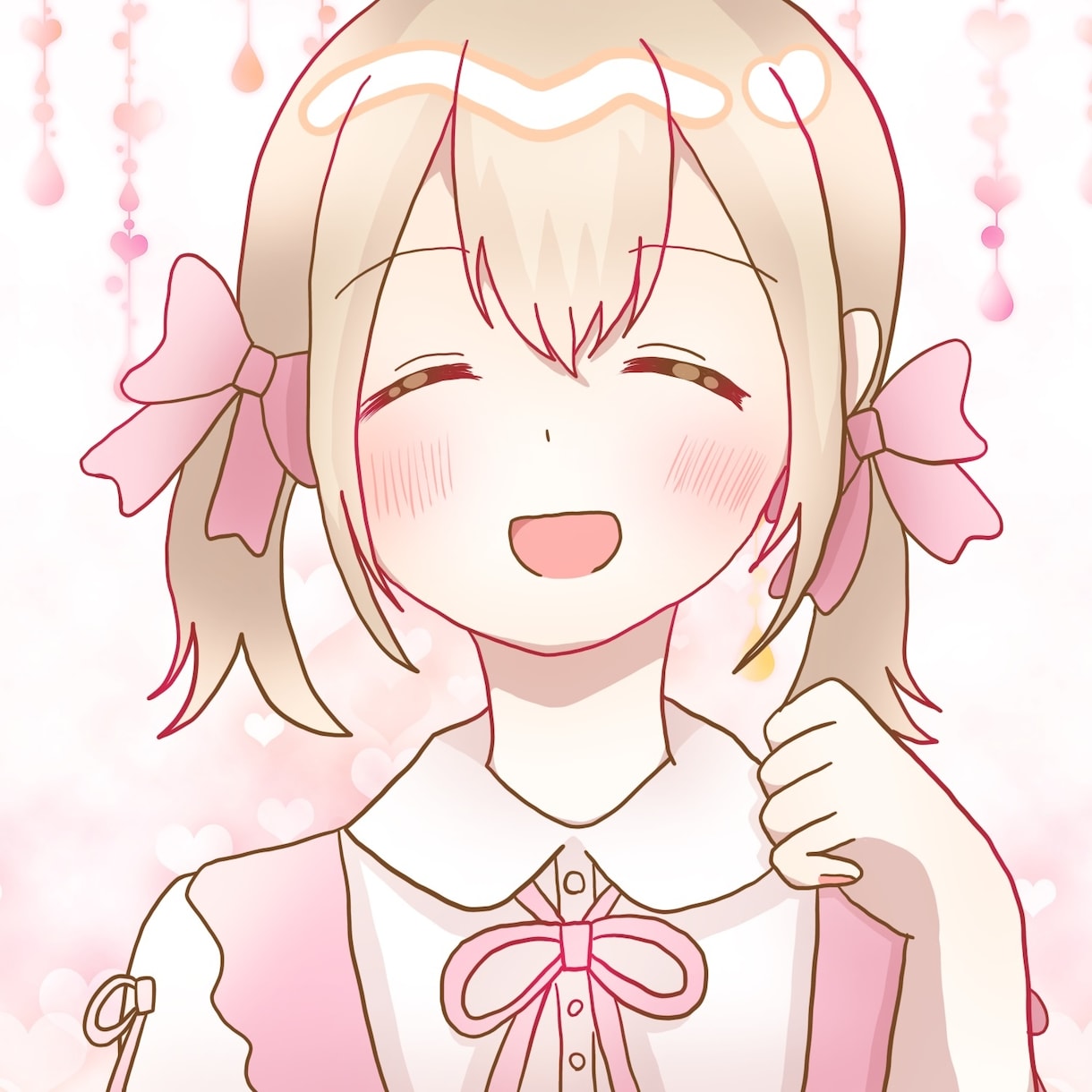 アイコン、バストアップ、歌ってみたイラスト描きます 【最短即日納品！】かわいい女の子描きます！ イメージ7
