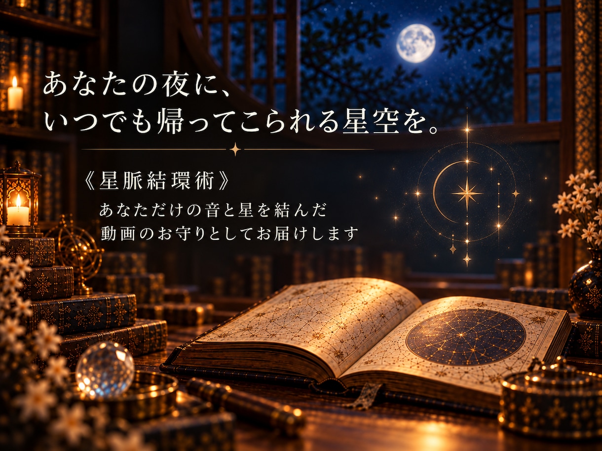 この星空あなた専用のお守りになります ・不安な夜に、音と星が守りを結ぶ、世界に１つの護符 イメージ8