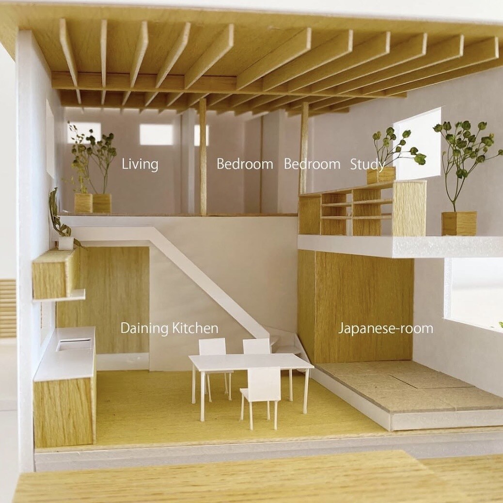 一級建築士が素材感を表現した住宅模型を製作しをます 設計意図や空間の魅力を伝える模型を丁寧に作成します イメージ4