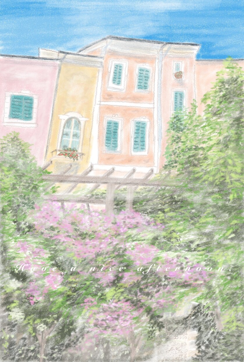 思い出の場所を癒される絵にします 旅の思い出を絵に残してみませんか イメージ3