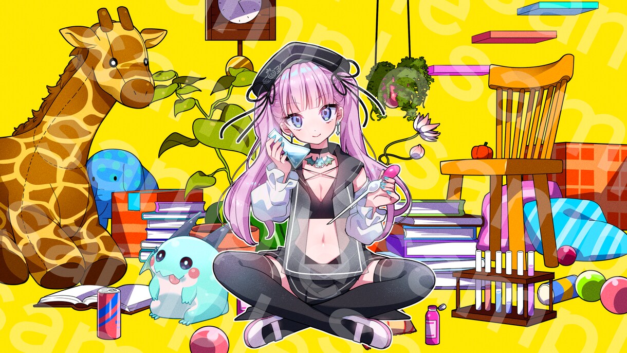 お値下げ中！一枚絵などのイラストを制作します Vtuber様の動画やTRPGにもぴったり！ イメージ3