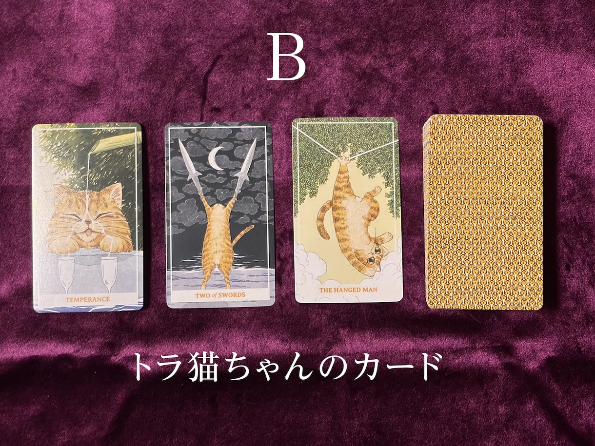 転職の不安やお悩みを☆選べる猫タロット☆で占います 画像つき鑑定書をお届け！転職への一歩を猫たちがアドバイス イメージ3