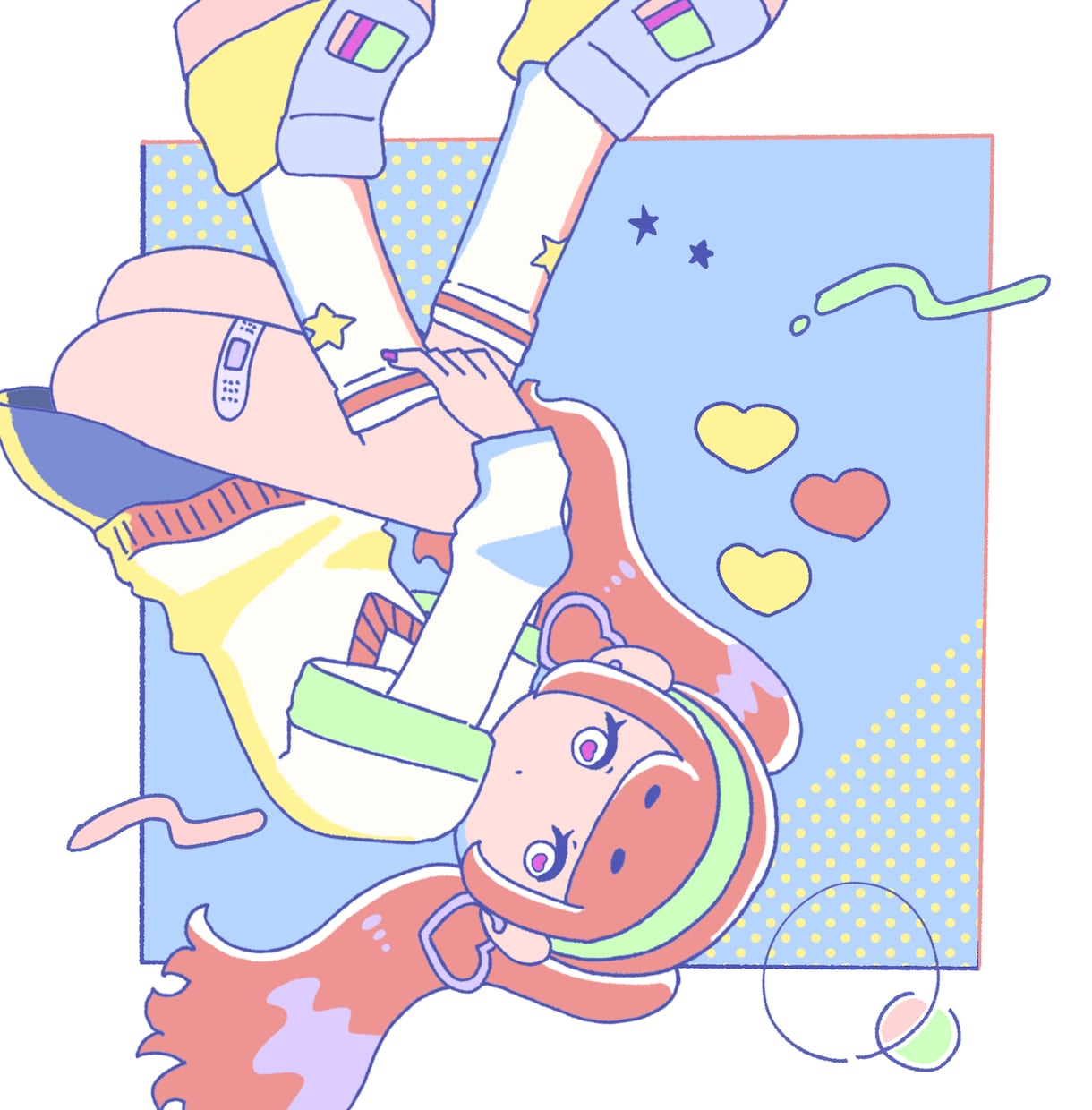 CDジャケット用イラストかきます 最短即日納品◎ポップなイメージの楽曲にピッタリ！ イメージ6