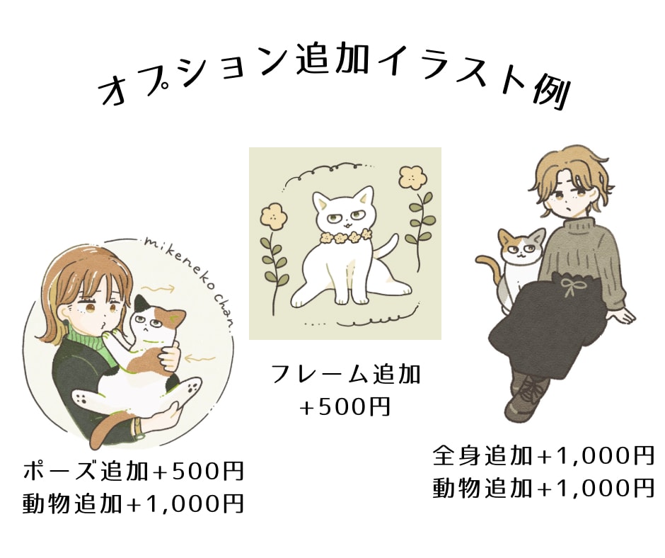 SNSのアイコン等に！ほんわかイラスト作成します 猫好きイラストレーターがあなたの猫や似顔絵を描きます♪ イメージ9