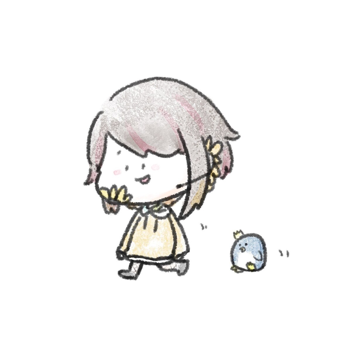 アイコン作成いたします ゆるくてかわいいデフォルメキャラを描いています。 イメージ1