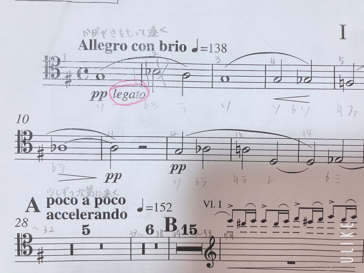 楽譜にドレミ振りと記号の意味をわかりやすく記入ます ト音、へ音だけでなくハ音記号も読みます！ イメージ3