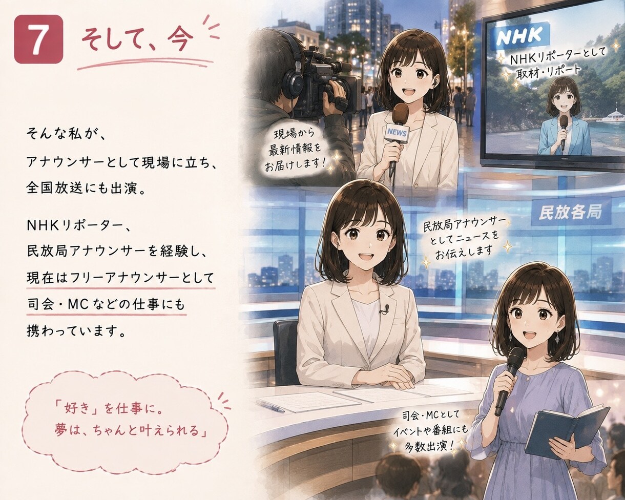元NHK＆民放局アナがアナ志望者を支援します 進路相談から原稿読み・ES・面接まで個別にアドバイス イメージ8