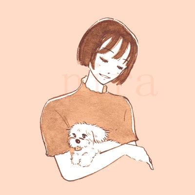 大人かわいいアイコン用イラスト描きます インク１色のみでかわいくお描きします0v0 イメージ6