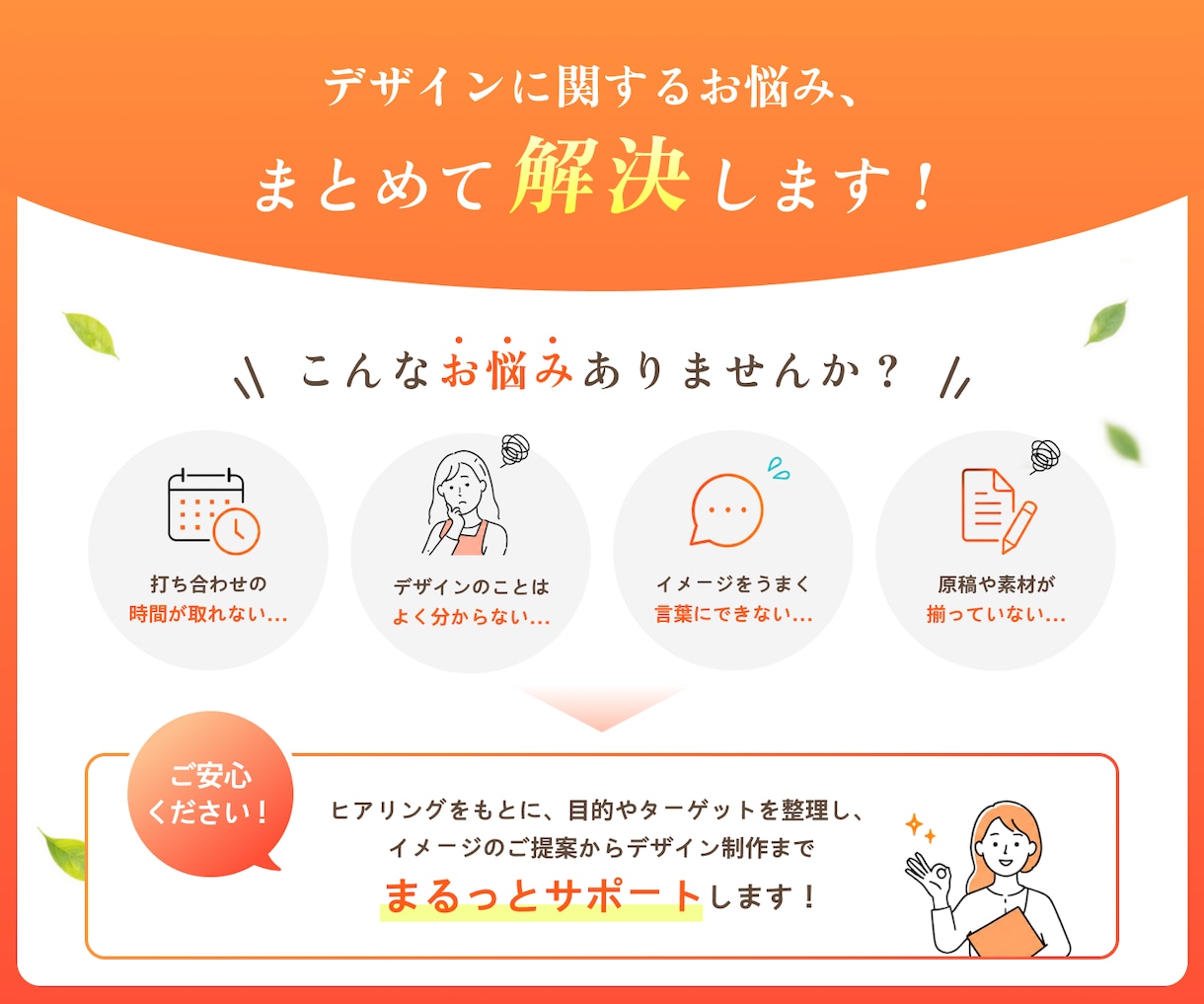 チャットだけで完結！WEB画像・バナーを制作します 丁寧なヒアリングで、ご希望をカタチにします。 イメージ2