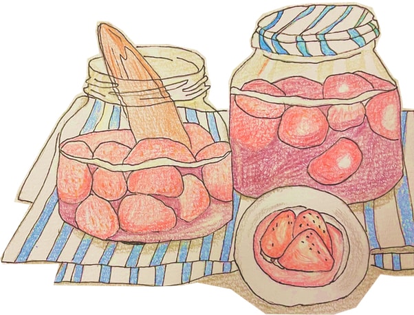 色鉛筆画　手描きのフードイラストを作成します 食べ物の写真をあたたかみのある手描きイラストにします。 イメージ4