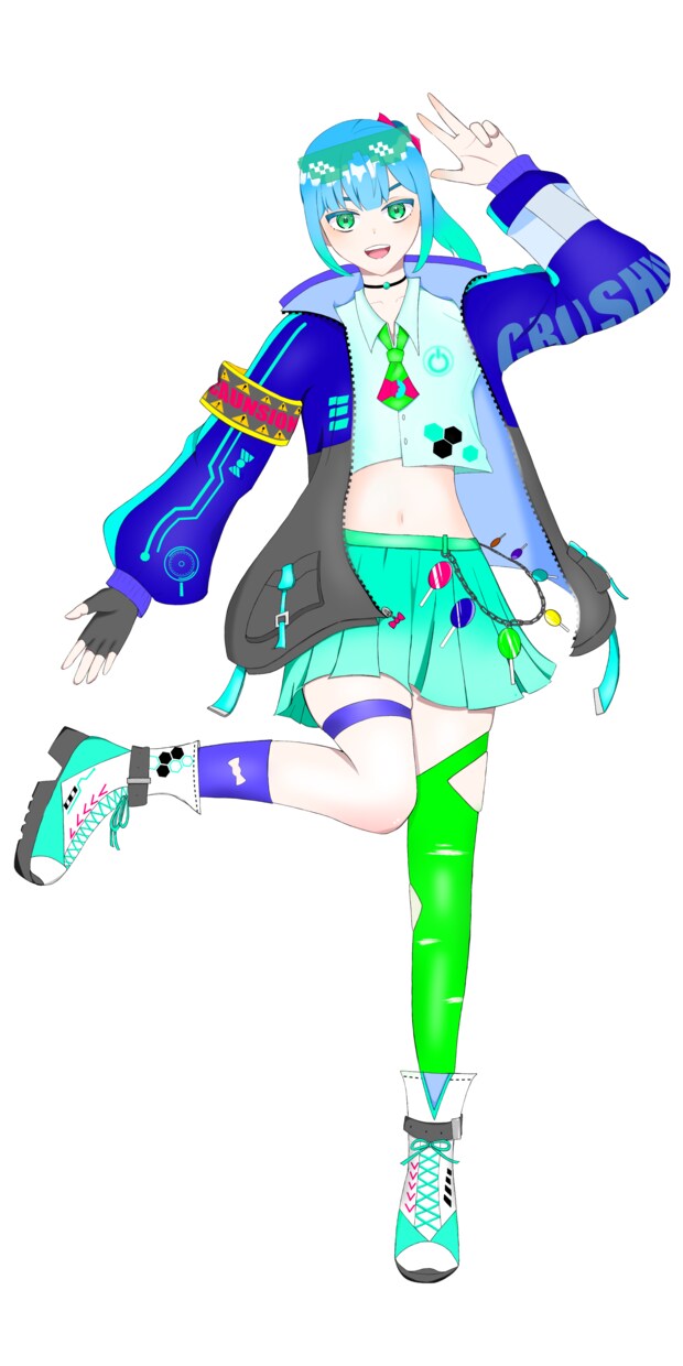 活動者様向けの可愛い女の子描きます 立ち絵・キャラデザ・1枚絵お任せ下さい！ イメージ4