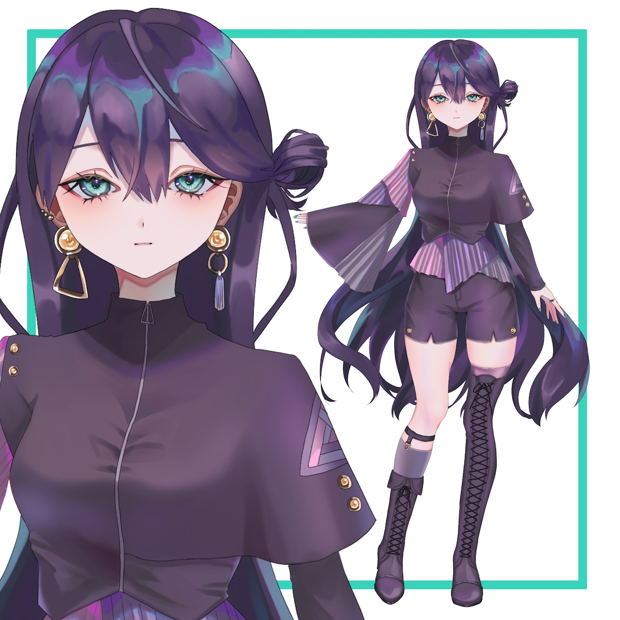 全身立ち絵を一律料金で制作します 自分だけの可愛い、綺麗を一緒に作ります イメージ1