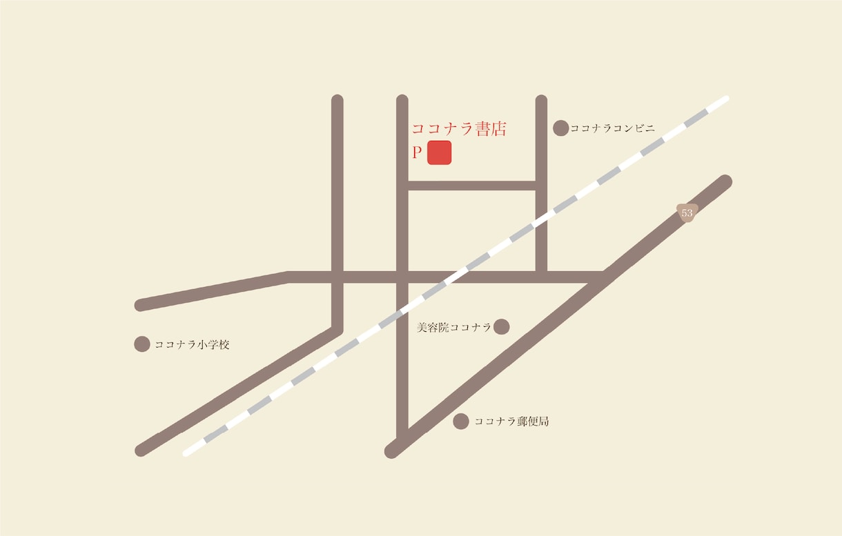 シンプルでスッキリしたアクセスマップ作ります 広告やWebページに載せるあなた用のアクセスマップ作ります イメージ5