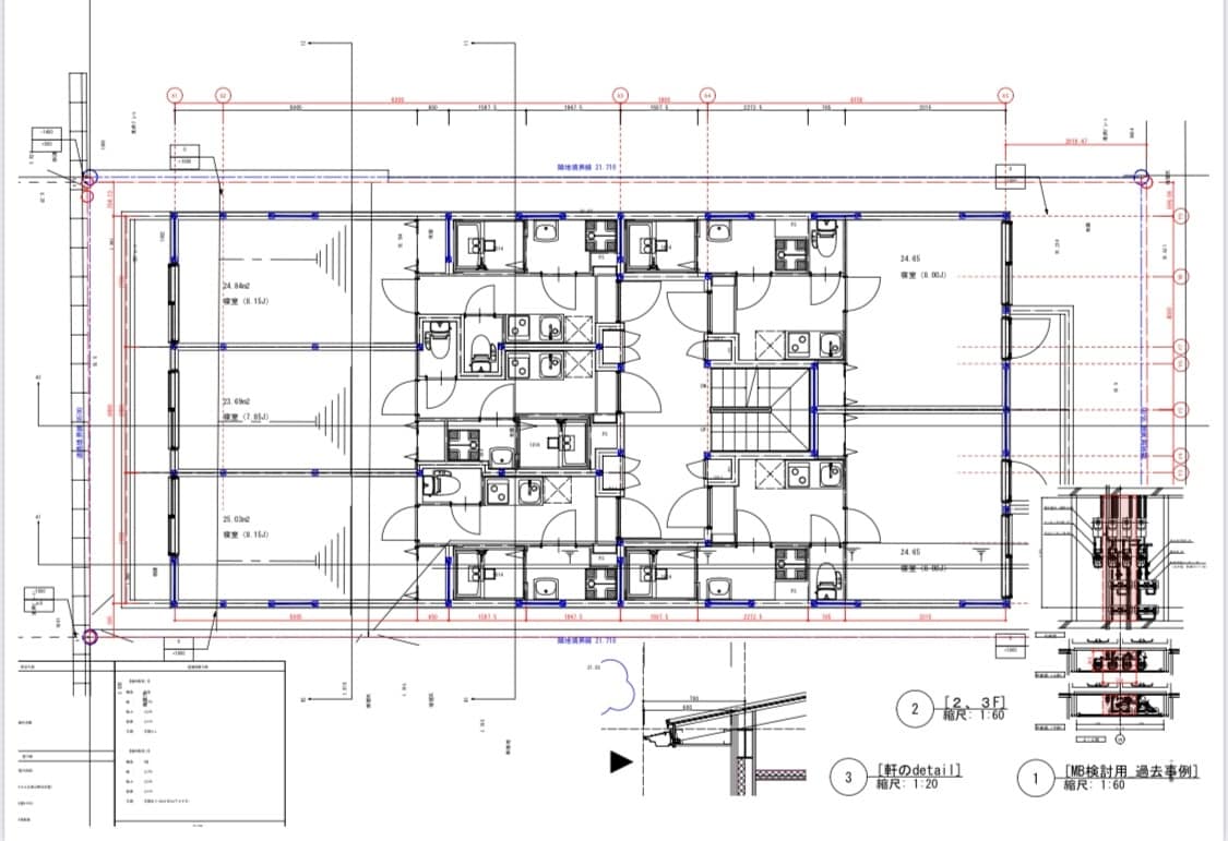 ベクターワークスを使用した図面の作成、修正します 建築設計事務所勤務の経験を活かして図面作成します。 イメージ1