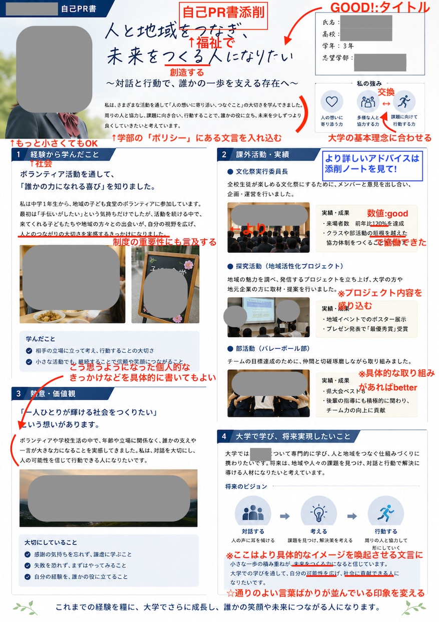 総合型選抜入試の志望理由書作成・小論文対策します 合格実績多数！大手予備校のプロ講師が総合的に合格をサポート！ イメージ4