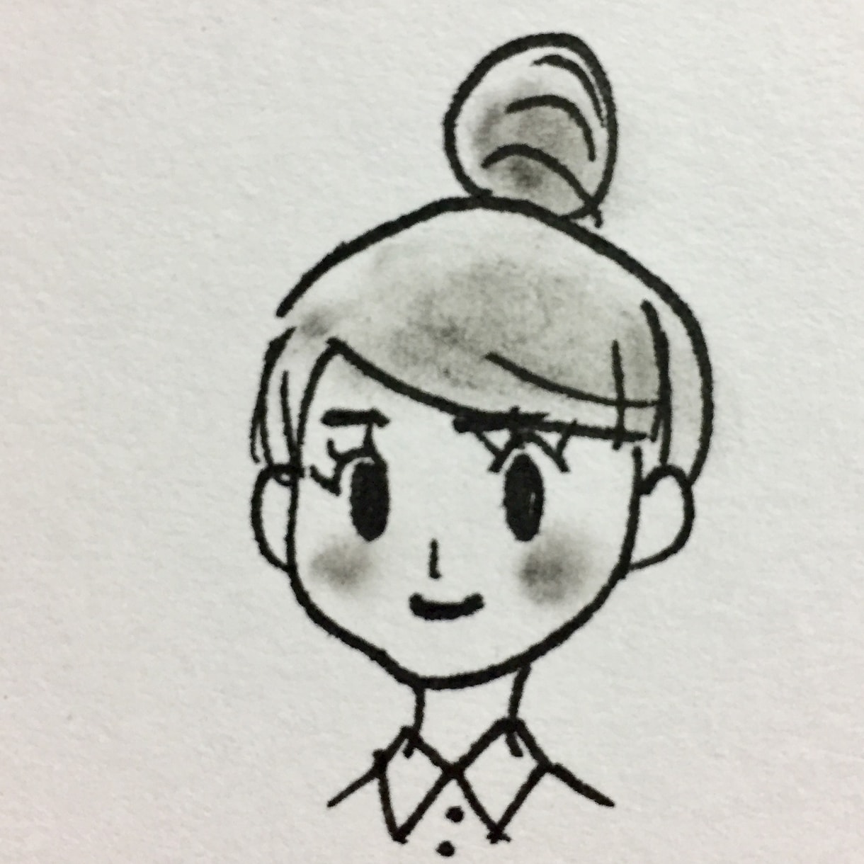 アイコンにも！シンプルなモノクロ似顔絵描きます SNSのアイコンやプロフィールにおススメ イメージ3