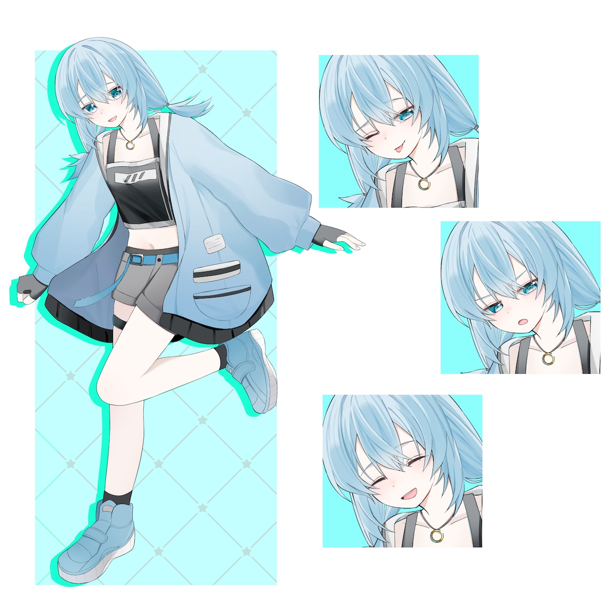 先着3名！【TRPG・IRIAM】の立ち絵描きます 透明感のある綺麗なイラスト！可愛いからクールな男女まで対応！ イメージ6