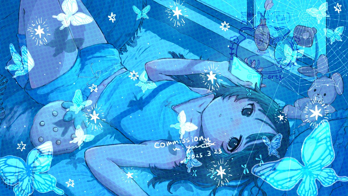 MV/歌ってみた動画用などの一枚絵を描きます 曲に込めたあなたの気持ちを伝えるお手伝い！ イメージ1
