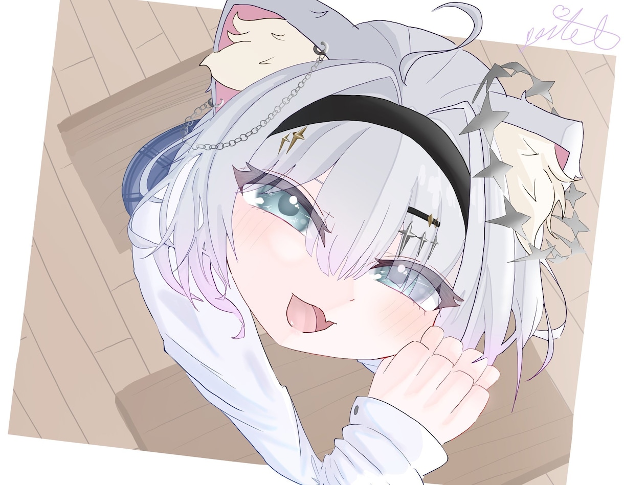 最近風の可愛い一枚絵を描きます 女性キャラクター完全特化です。最高に可愛いイラストを描きます イメージ1