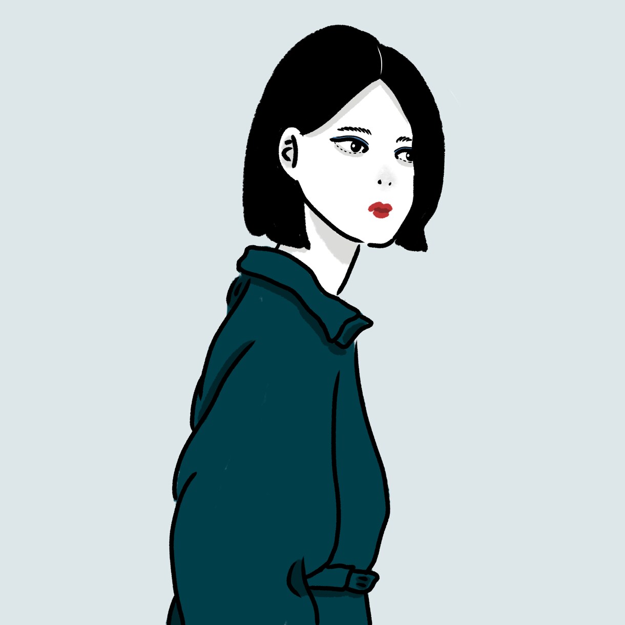 ゆるゆるでシンプルな絵をかきます 女の子イラストが主です。シンプルに描きます。 イメージ5
