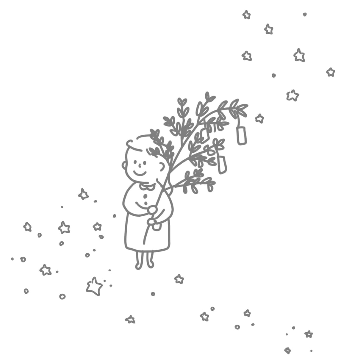 ほんわかした生活感のある人物を描きます シンプルでかわいらしい子供の絵が得意です！ イメージ1