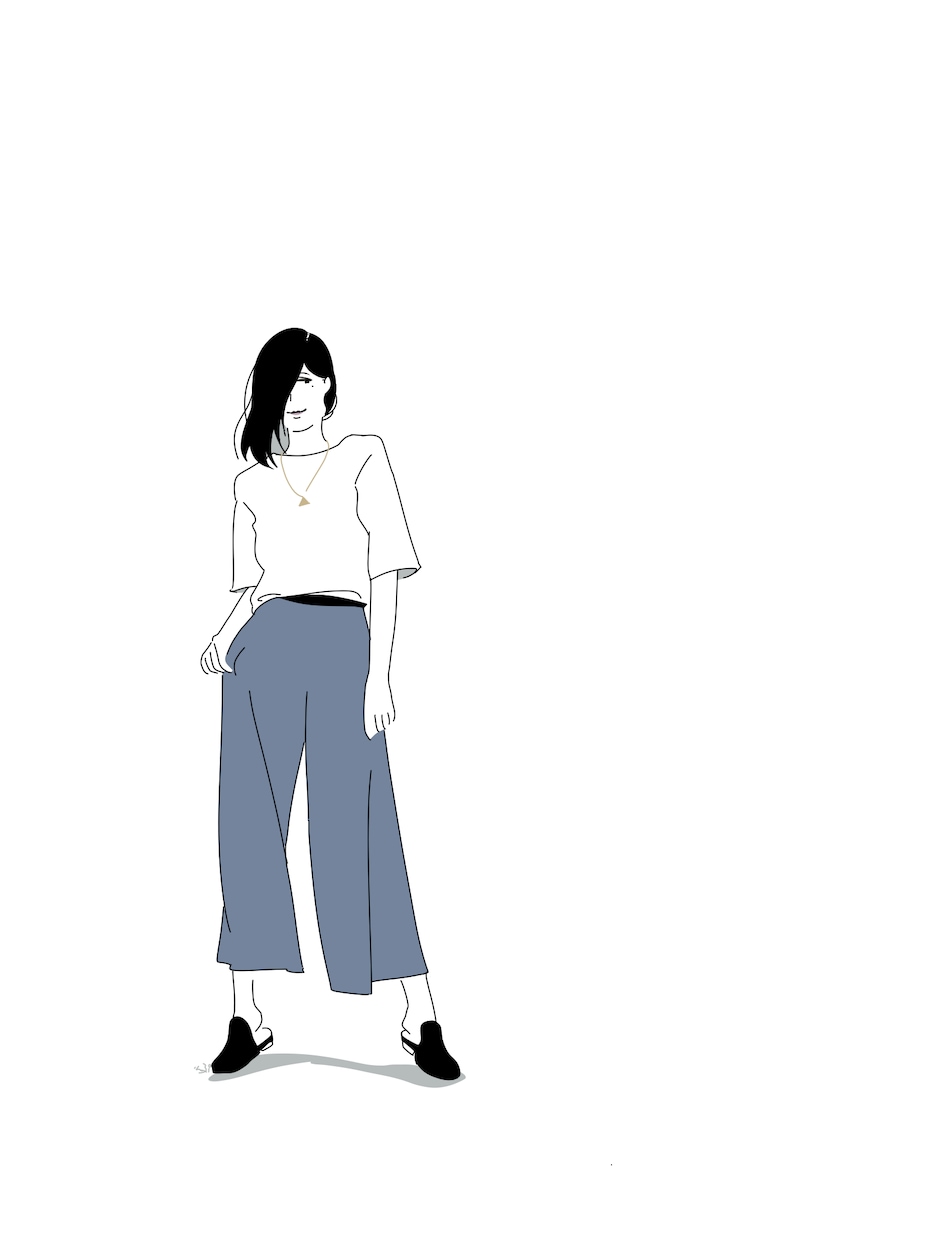 あなたのお気に入りのコーデをシンプルにお描きます お気に入りのコーデ写真をイラストにしませんか？ イメージ3