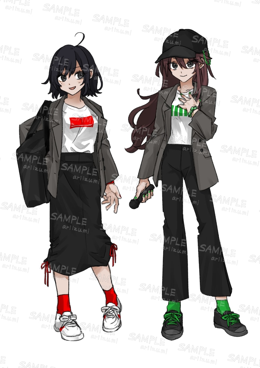 イメージ画/カラーラフ/簡易イラスト描きます 資料用/観賞用/夢絵/イラストオーダー/アイコン/キャラデザ イメージ10