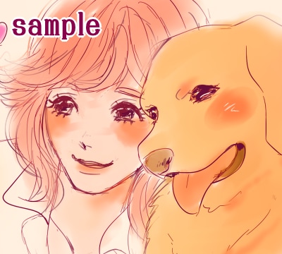 ペットの似顔絵お描きします 暖かい色合いとかわいい雰囲気でペットの似顔絵をお描きします♪ イメージ3