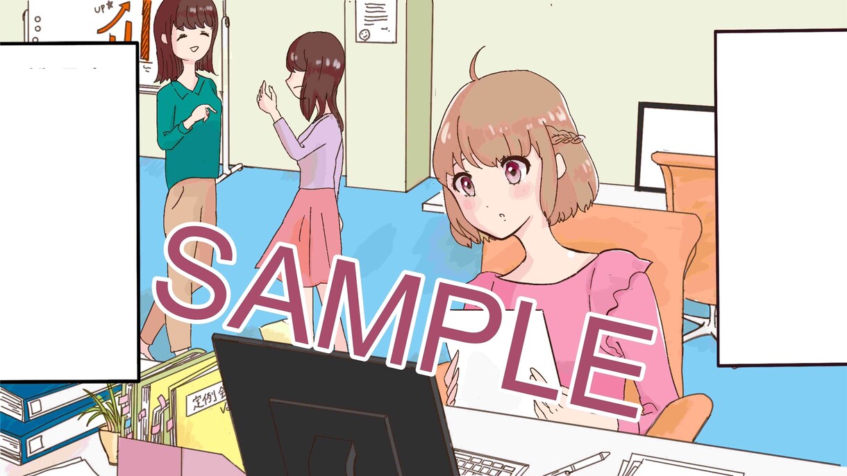 YouTube漫画動画チャンネル用の漫画を描きます 流行りの漫画動画チャンネルに使える漫画を可愛く描きます！ イメージ5