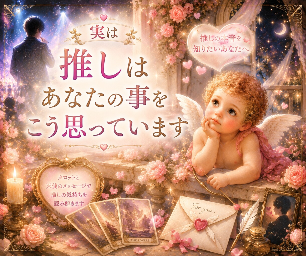 推しが貴方に感じている想い♥️深層心理を紐解きます ✨あの時の目線、言葉の意味、推し被りのあの子のことも占います イメージ5