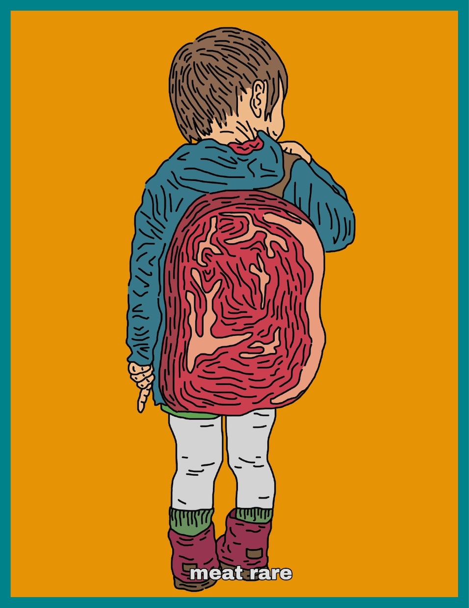 商用可！おしゃれで独特な色彩のイラストを制作します 目を惹く様なインパクトが欲しい人へ イメージ3