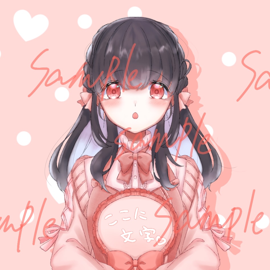 最短3日！ゆるかわSNS・ブログ用アイコン描きます 推し色を使用したい方や可愛いお洋服のこだわりに答えます！ イメージ2