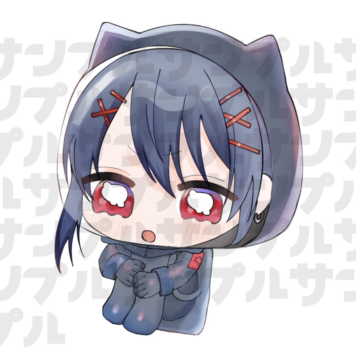 可愛いデフォルメの量産型宇宙服のイラスト描きます 自固定キャラクターで色んなver.のイラストが欲しい方にぜひ イメージ3