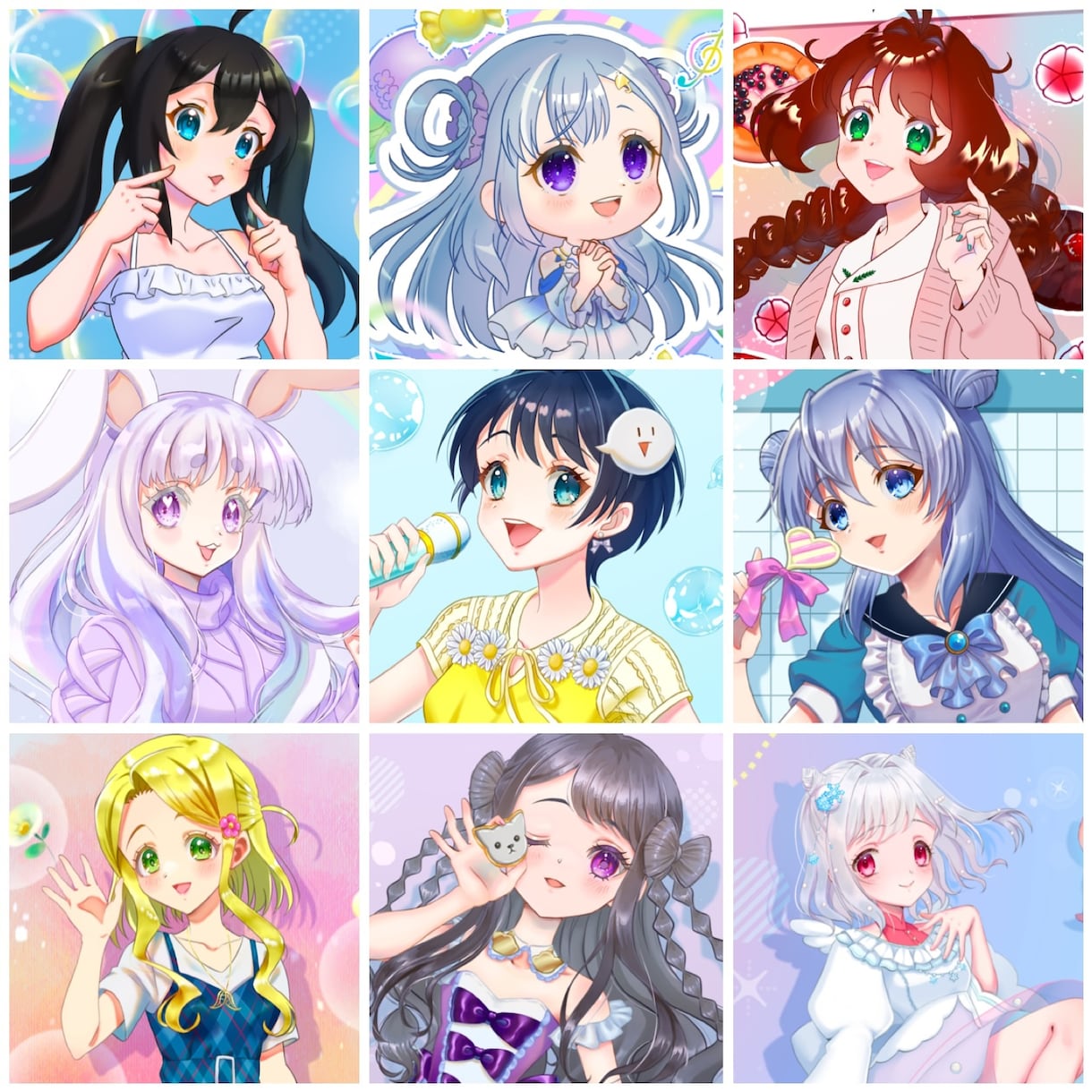 人物を可愛くお描きします SNS・アイコン・配信活動・グッズ化・ご鑑賞用などに是非！ イメージ2