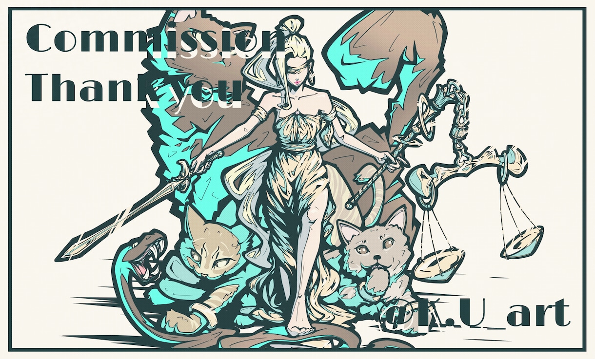 スタイリッシュでセクシーなイラストお描きします SNS用.個人用.プレゼント用など多様にご利用できます！ イメージ10