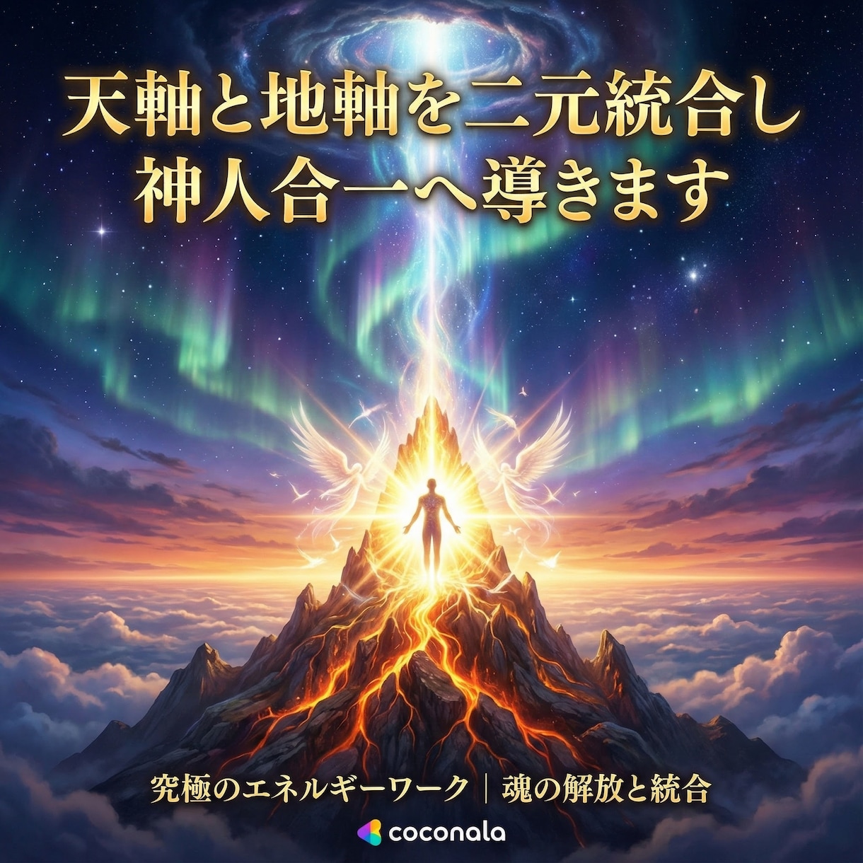 天軸と地軸を二元統合し神人合一へ導きます 霊性と肉体を安定統合し現実世界で力を発揮する基盤を構築 イメージ3