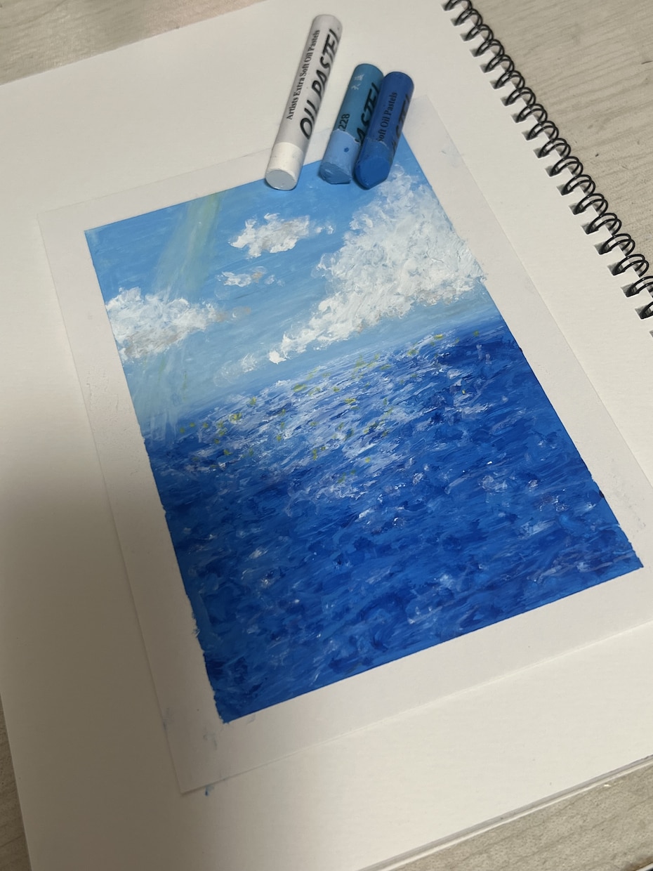 ふんわりとした優しいクレヨンアートを描きます クレヨンを使ったやわらかな質感の作品を販売しています。 イメージ1