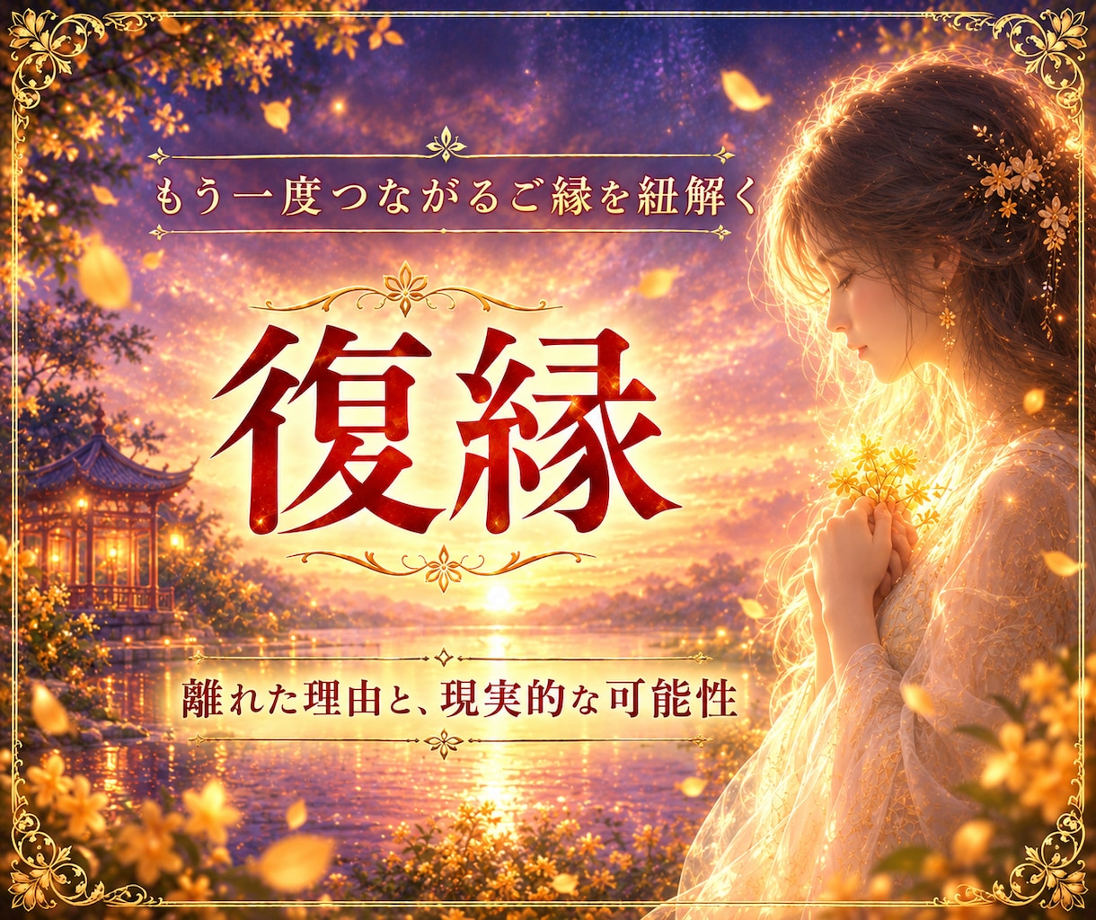 復縁/音信不通　あの人が胸に秘める本心を紐解きます 気休めの言葉ではなく、現実的な復縁の可能性をお伝えします イメージ1