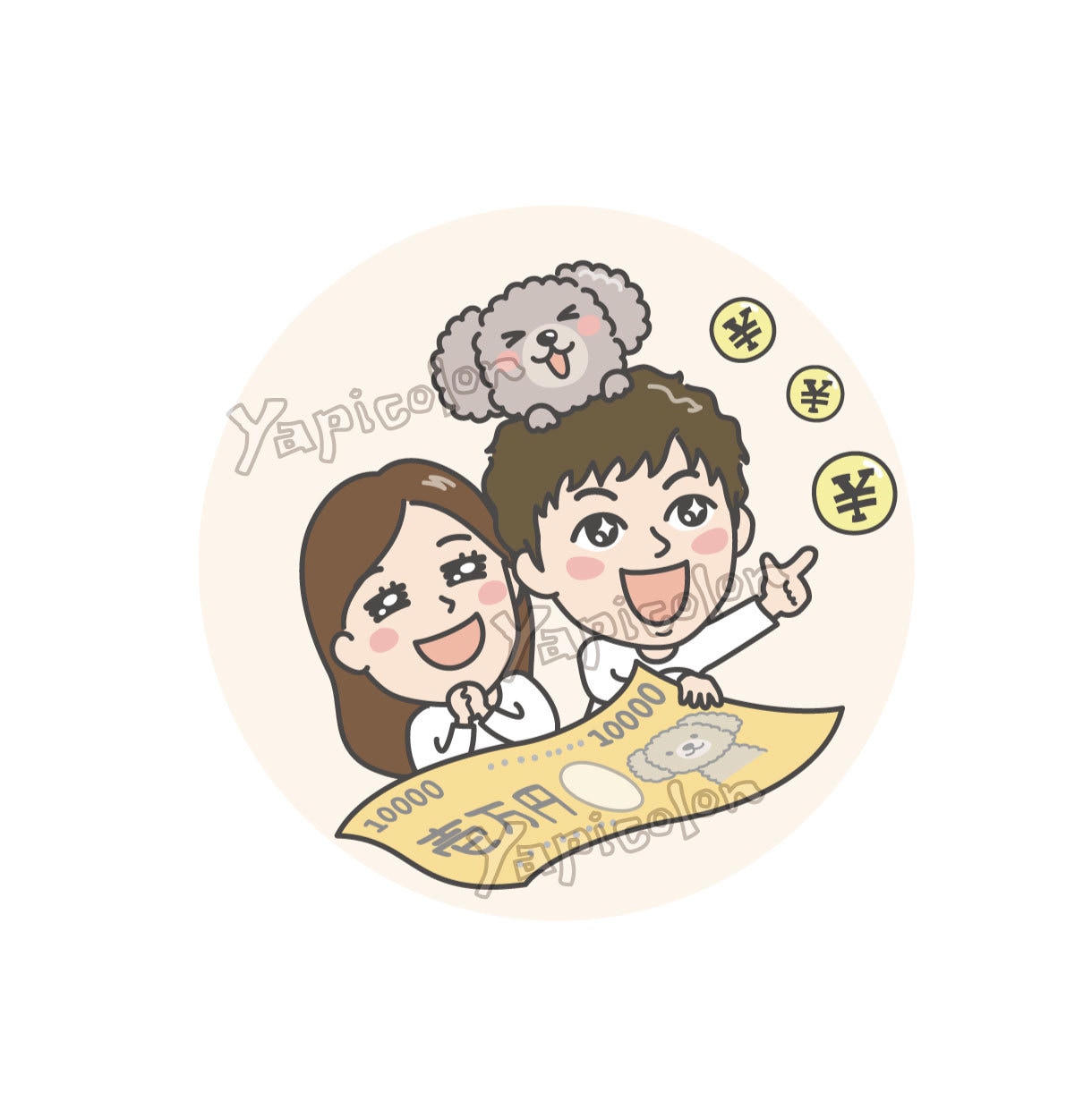商用OK★修正無料★貴方らしさ全開アイコン描きます お好きな表情&ポーズで！お得な追加アイテムも色々♪ イメージ8