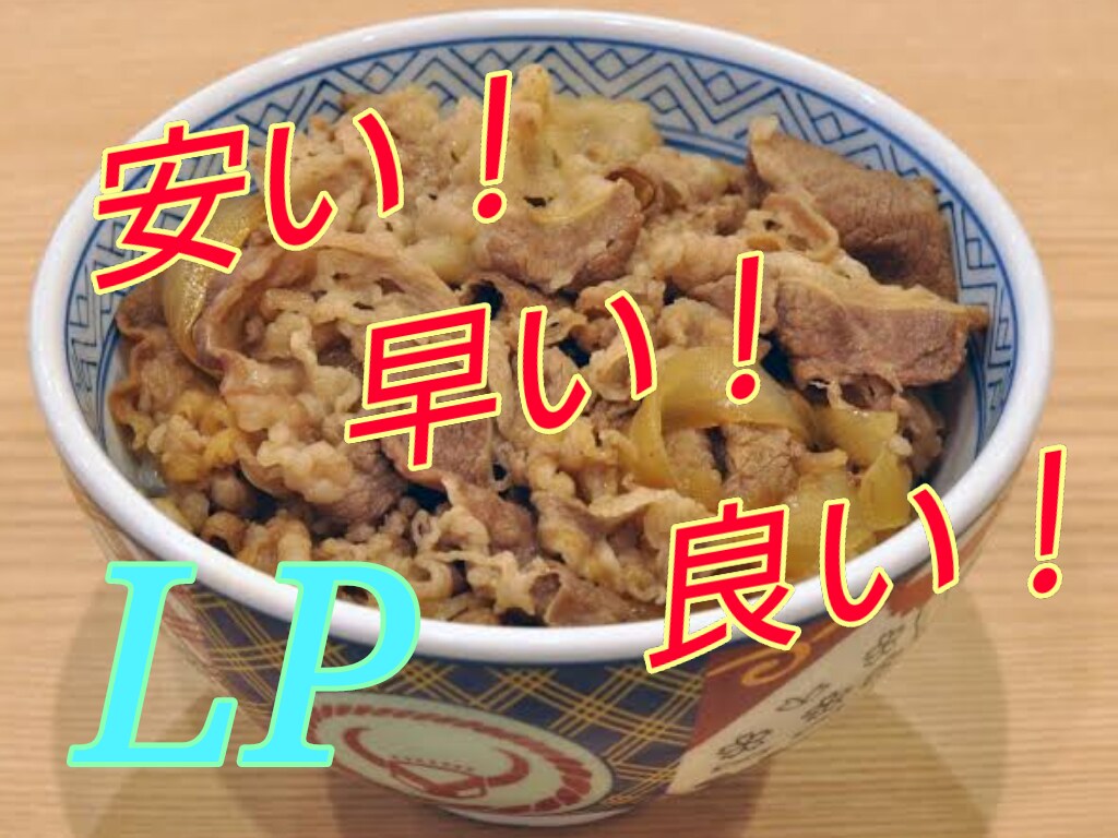 LP制作をさせていただきます 安く、早い納品を！もちろん品質もご安心ください！ イメージ1
