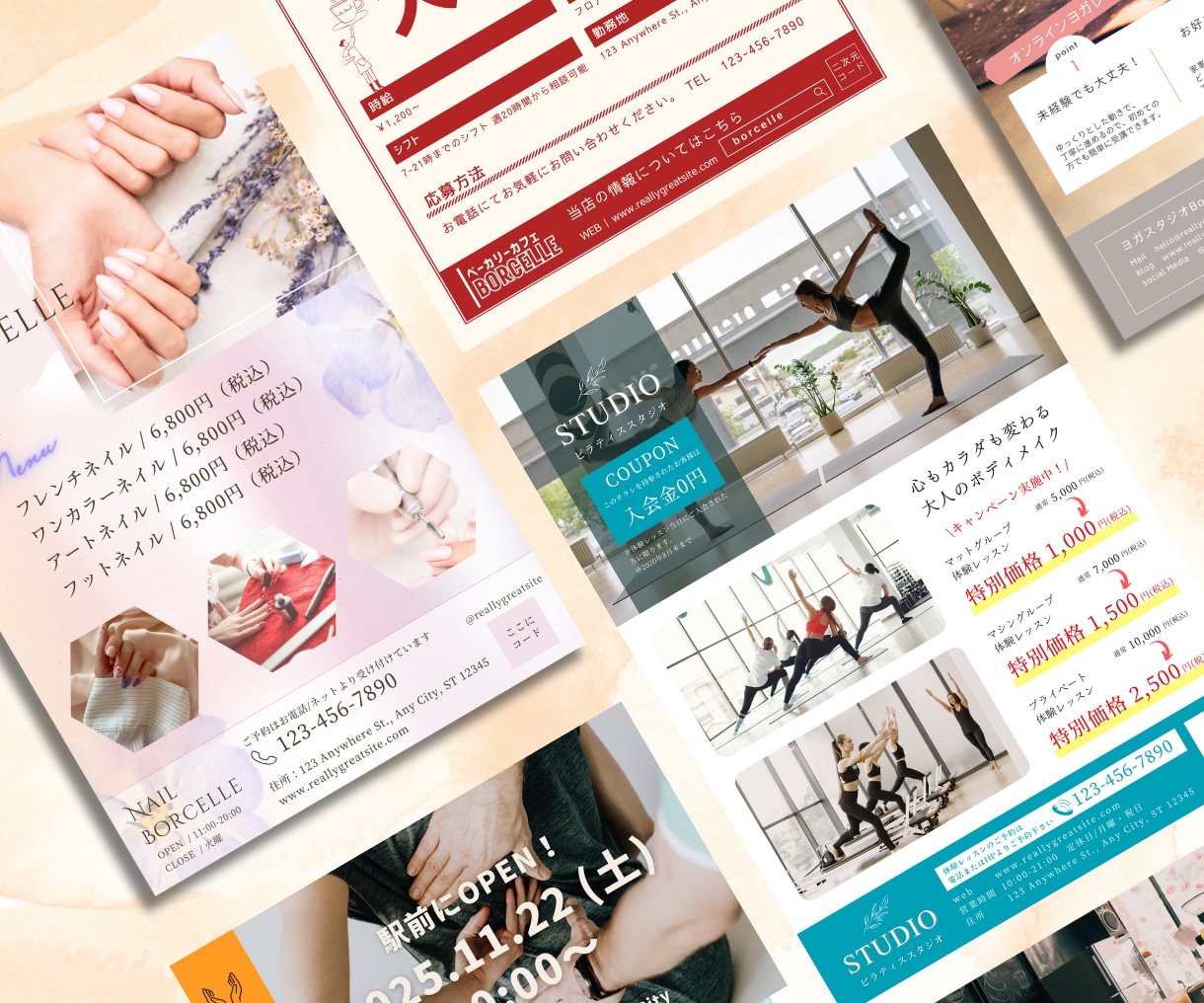 集客UP！プロが年中無休、短納期でチラシを作ります あなたのサービスを「選ばれる」チラシに。プロがスピード対応！ イメージ8