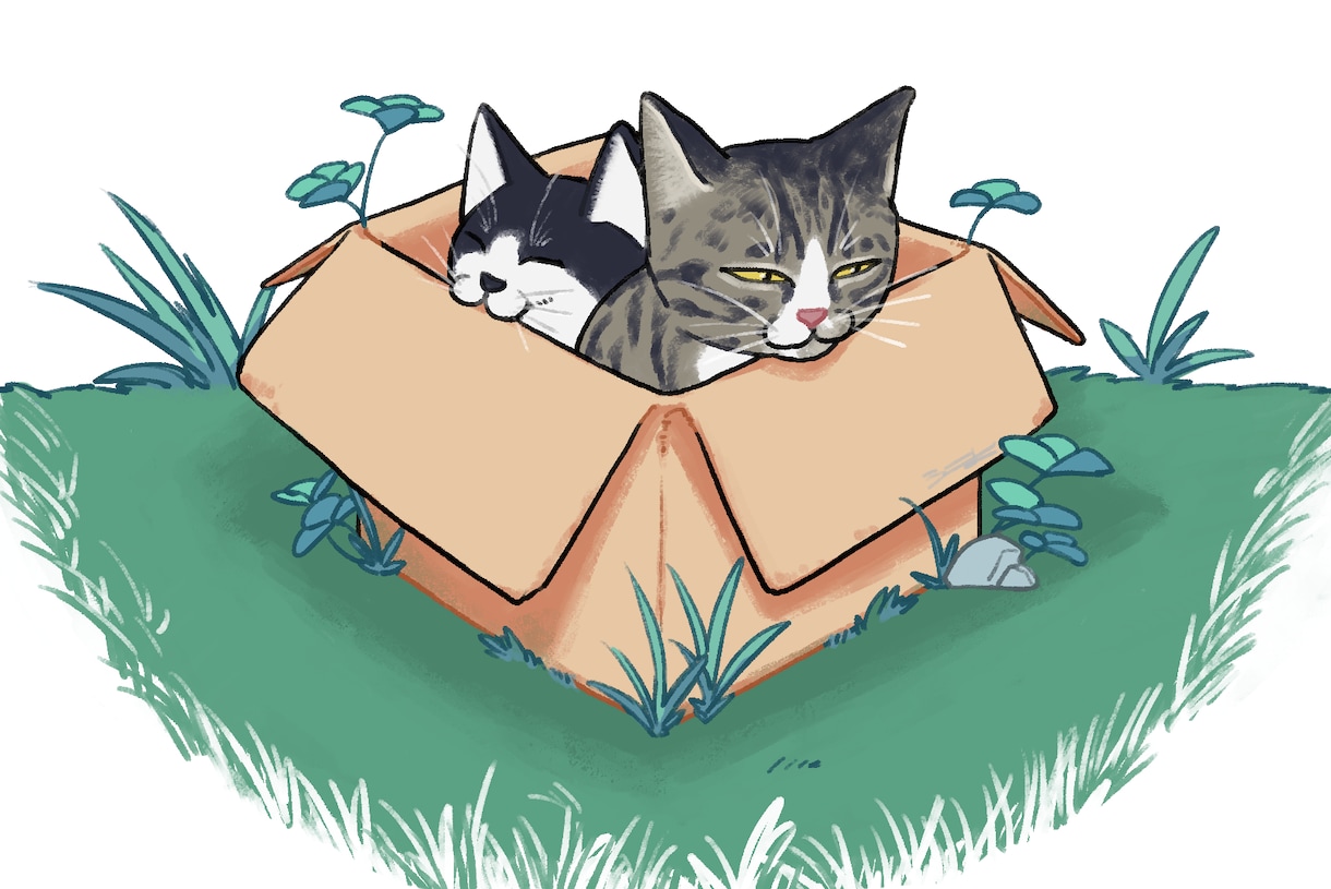 商用可◎グッズ◎ゆるい動物イラストお描きします ペットイラスト/アイコン/待受画面/お祝い/ギフト/思い出に イメージ1