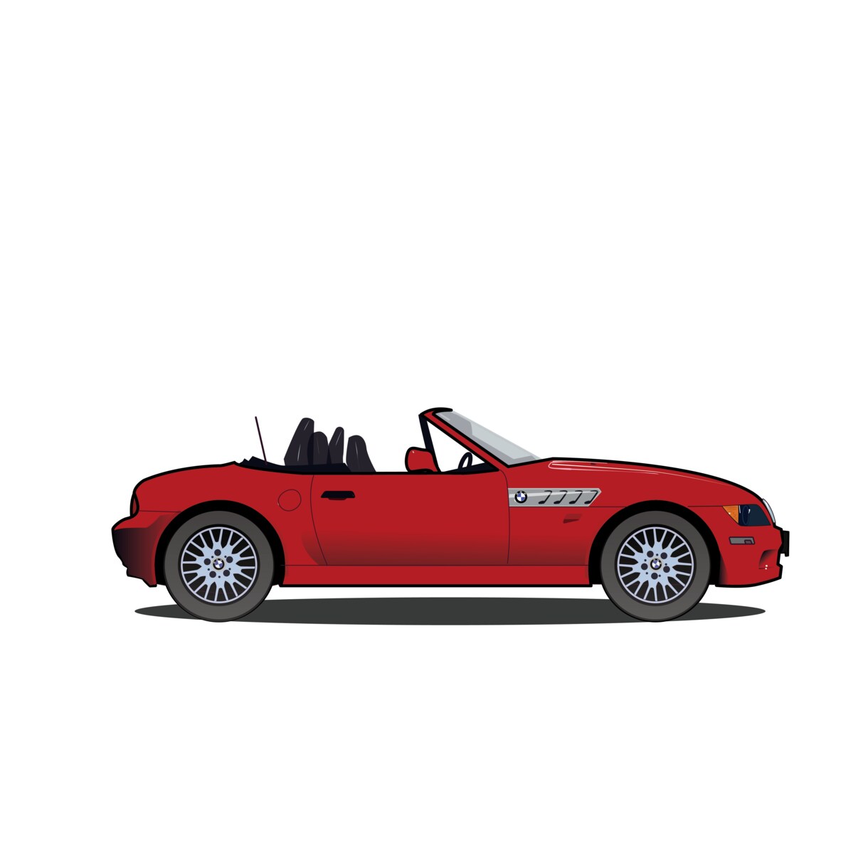 ポップorベクターな車のイラストを制作します あなたの愛車をおしゃれでカッコいいイラストに イメージ2