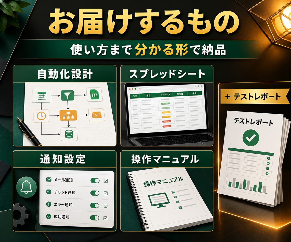 AIとGASで業務自動化ツールを作ります 入力・集計・通知をまとめて効率化 イメージ7
