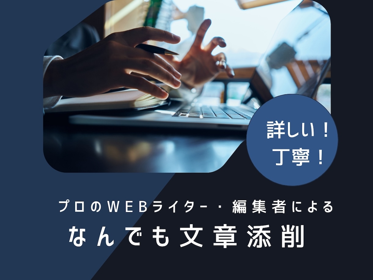 ライター歴9年のプロがなんでも文章添削します 大手メディア編集長経験者が、どんな文章でも丁寧に添削! イメージ1