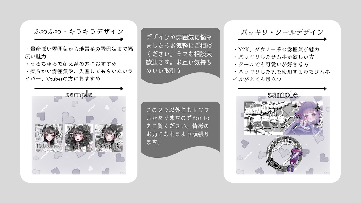 IRIAM・YouTubeのサムネ返礼品作成します うるちゅわ又はハッキリデザインを選べます イメージ4