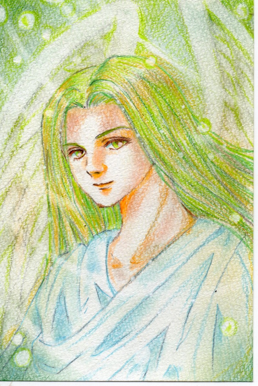 チャネリングメッセージ付き守護天使イラスト描きます 守護天使のエネルギーを込めたあなただけのヒーリングイラスト イメージ3