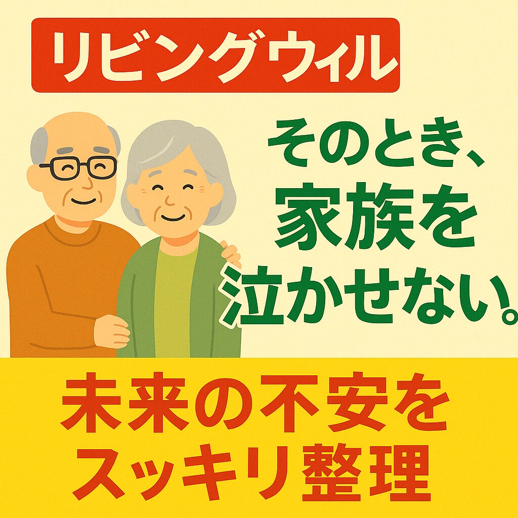 涙の別れを後悔にしない準備をお伝えします その一文が“家族を救う”リビングウィル。 イメージ1