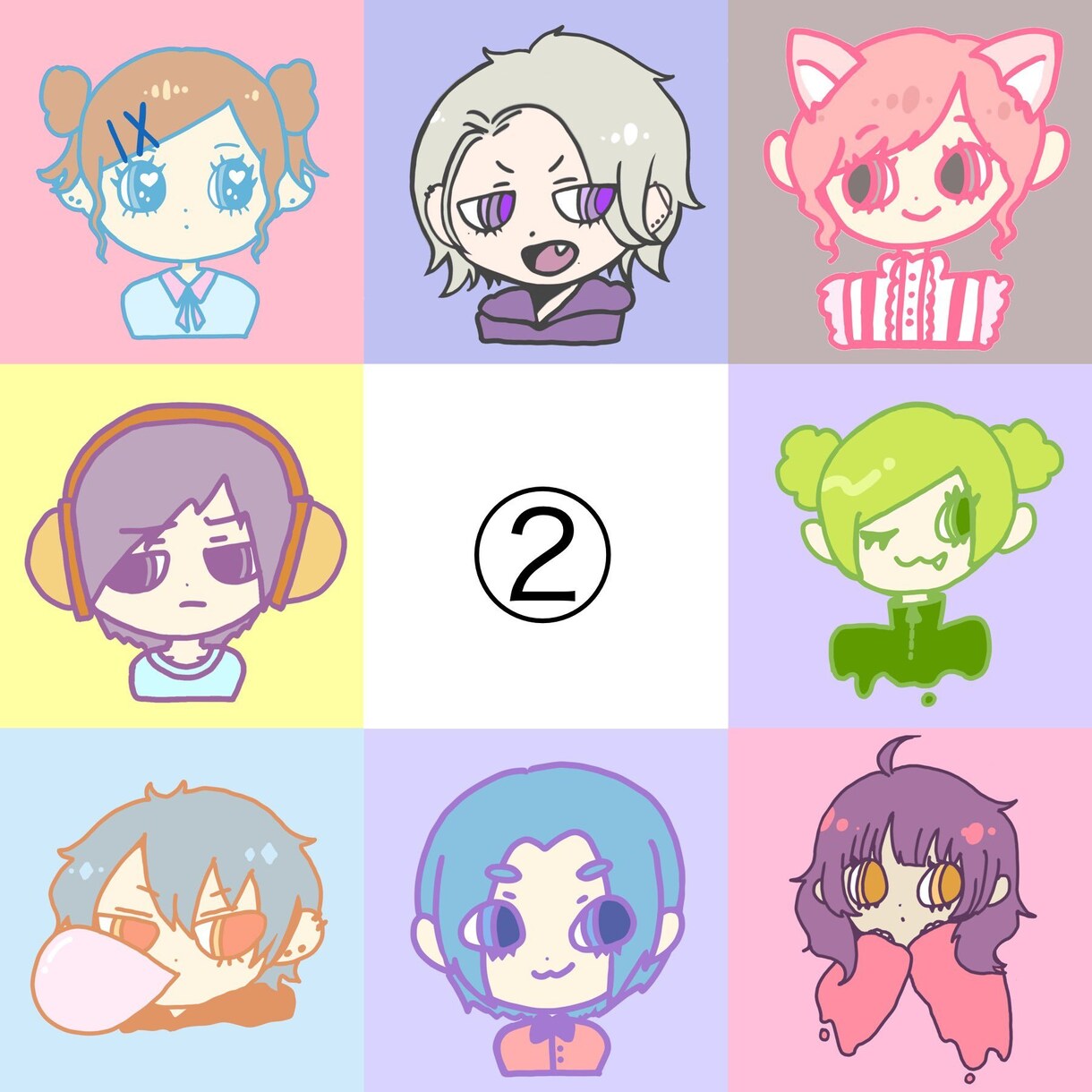 商用OK！SNS用アイコンイラスト描きます ポップ＆キュートなアイコンで好感度アップ♡ イメージ4